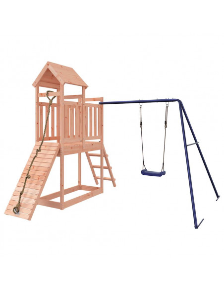 Set da Gioco da Esterno in Legno Massello di Douglas