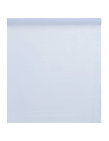 Pellicola Statica Smerigliata Bianco Trasparente 45x1000 cm PVC