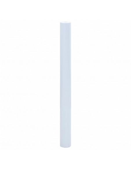 Pellicola Statica Smerigliata Bianco Trasparente 45x1000 cm PVC