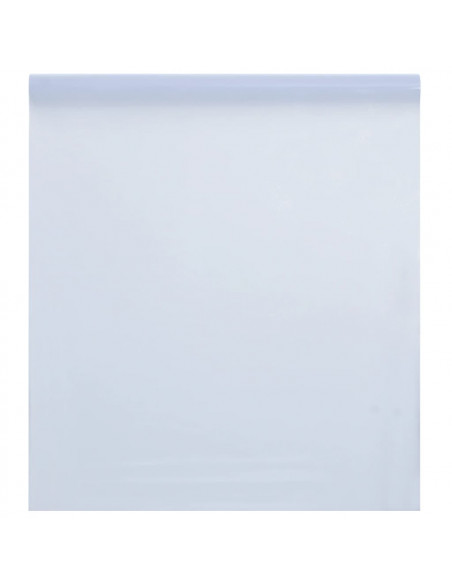 Pellicola Statica Smerigliata Bianco Trasparente 90x2000 cm PVC