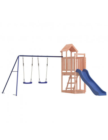 Set da Gioco da Esterno in Legno Massello di Douglas