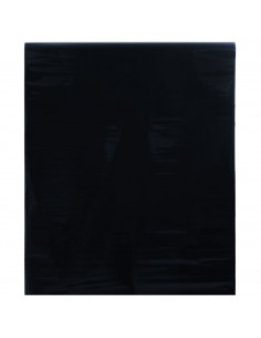 Pellicola Vetri Statica Smerigliata Nera 90x2000 cm PVC 2