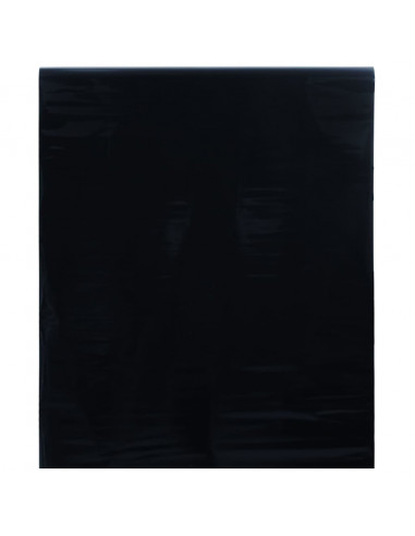 Pellicola Vetri Statica Smerigliata Nera 90x2000 cm PVC