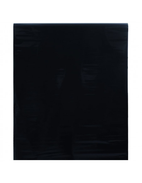 Pellicola Vetri Statica Smerigliata Nera 90x2000 cm PVC