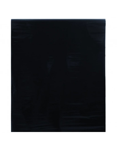 Pellicola Vetri Statica Smerigliata Nera 90x500 cm PVC
