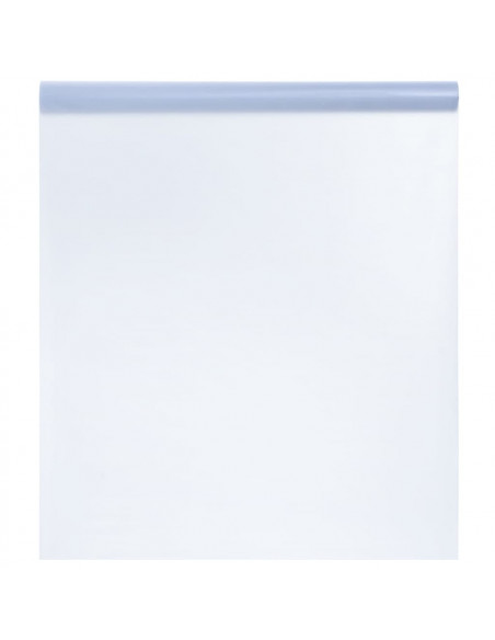 Pellicola Statica Smerigliata Grigio Trasparente 45x500cm PVC