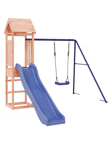 Set da Gioco da Esterno in Legno Massello di Douglas