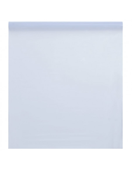 Pellicola Statica Smerigliata Bianco Trasparente 90x500 cm PVC