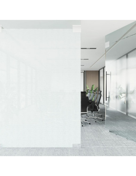 Pellicola Statica Smerigliata Bianco Trasparente 60x1000 cm PVC