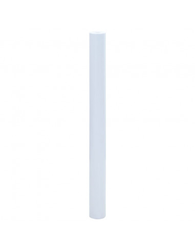 Pellicola Statica Smerigliata Bianco Trasparente 60x1000 cm PVC