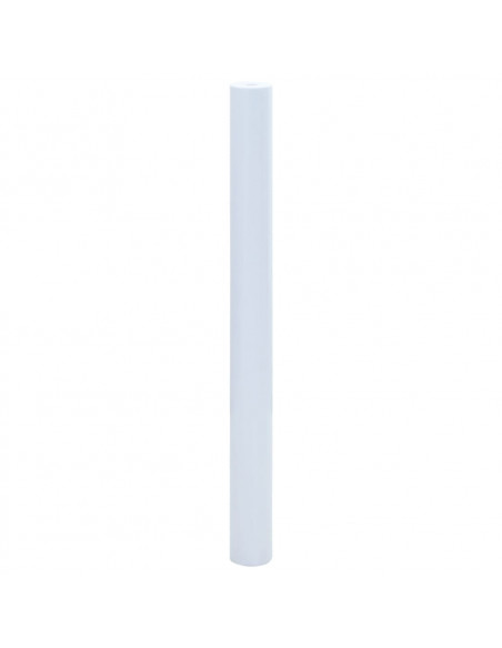 Pellicola Statica Smerigliata Bianco Trasparente 60x1000 cm PVC