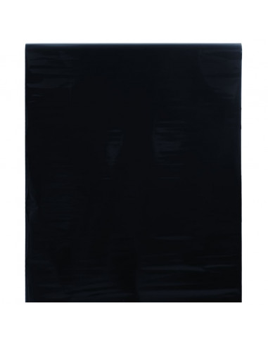 Pellicola Vetri Statica Smerigliata Nera 45x1000 cm PVC