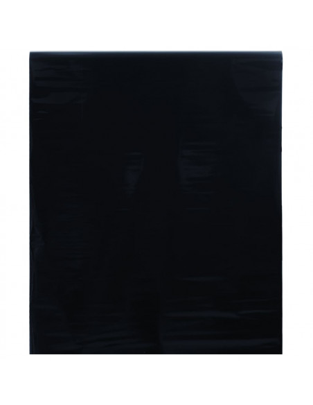 Pellicola Vetri Statica Smerigliata Nera 45x1000 cm PVC