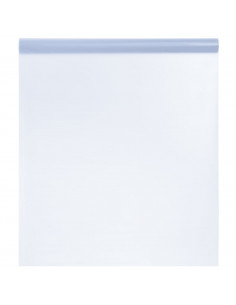 Pellicola Statica Smerigliata Grigio Trasparente 90x500 cm PVC 2