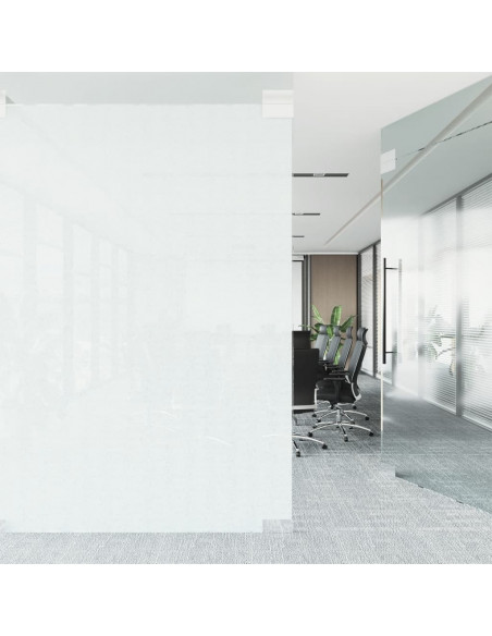 Pellicola Statica Smerigliata Bianco Trasparente 45x2000 cm PVC