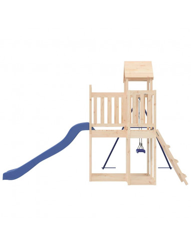 Set da Gioco da Esterno in Legno Massello di Pino