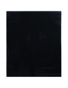 Pellicola Vetri Statica Smerigliata Nera 60x2000 cm PVC 2