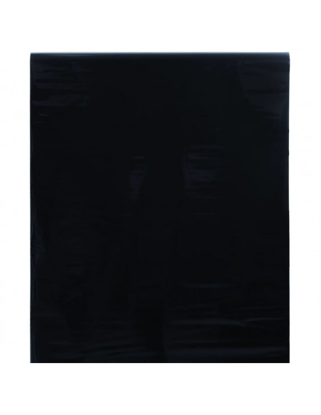 Pellicola Vetri Statica Smerigliata Nera 60x2000 cm PVC
