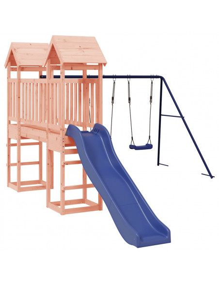 Set da Gioco da Esterno in Legno Massello di Douglas