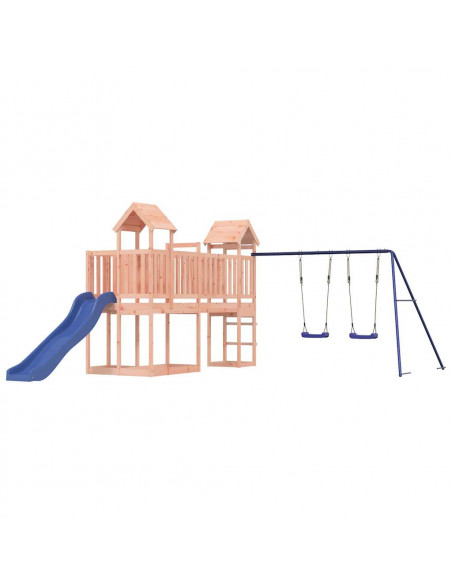 Set da Gioco da Esterno in Legno Massello di Douglas