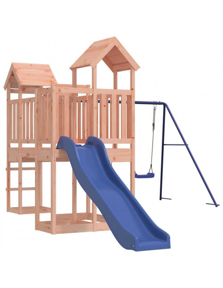 Set da Gioco da Esterno in Legno Massello di Douglas