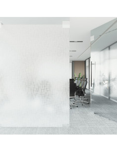 Pellicola per Finestra Smerigliata Motivo Stella 90x500 cm PVC 2