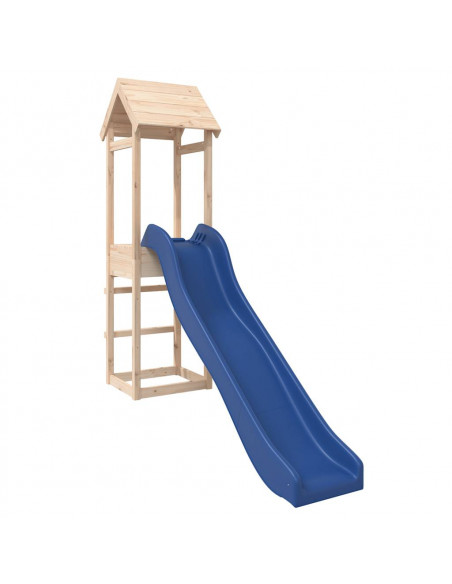 Set da Gioco da Esterno in Legno Massello di Pino