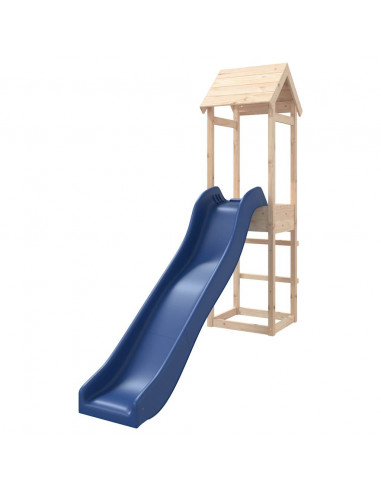 Set da Gioco da Esterno in Legno Massello di Pino