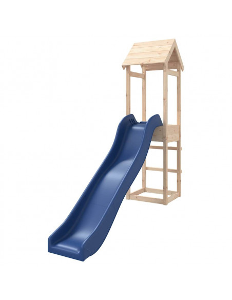 Set da Gioco da Esterno in Legno Massello di Pino