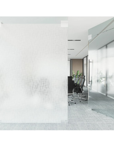 Pellicola per Finestra Smerigliata Motivo Stella 60x500 cm PVC