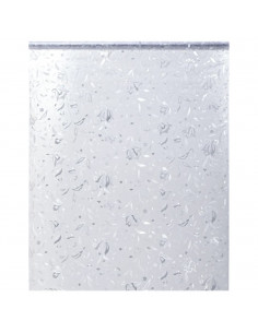 Pellicola per Finestra Smerigliata Motivo Fiori 90x500 cm PVC 2