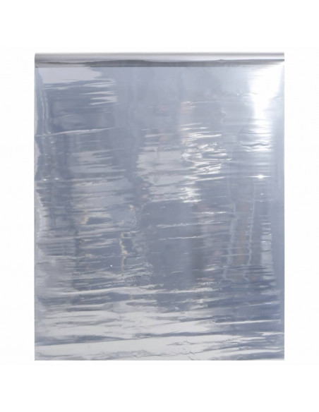 Pellicola Solare Statica Riflettente Argento 45x2000 cm PVC