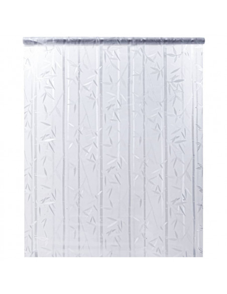 Pellicola per Finestra Smerigliata Motivo Bambù 90x500 cm PVC