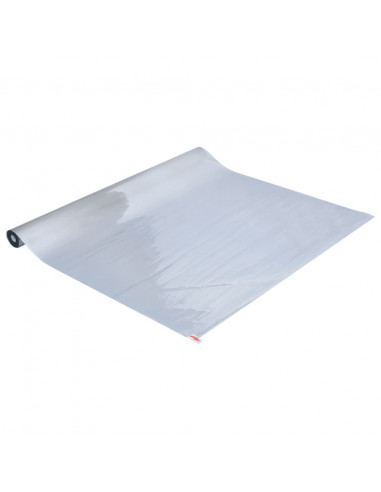 Pellicola Solare Statica Riflettente Argento 60x2000 cm PVC