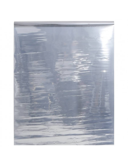 Pellicola Solare Statica Riflettente Argento 90x2000 cm PVC