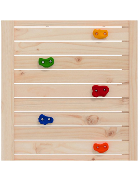 Set da Gioco da Esterno in Legno Massello di Pino