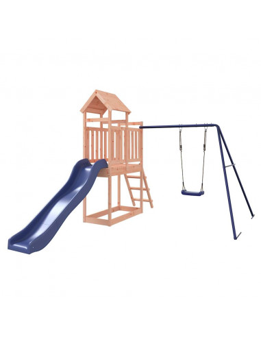 Set da Gioco da Esterno in Legno Massello di Douglas