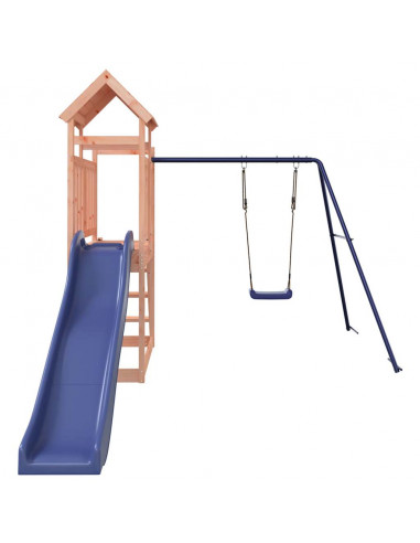 Set da Gioco da Esterno in Legno Massello di Douglas