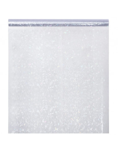 Pellicola Finestra Smerigliata Motivo Arcobaleno 3D 90x2000 PVC