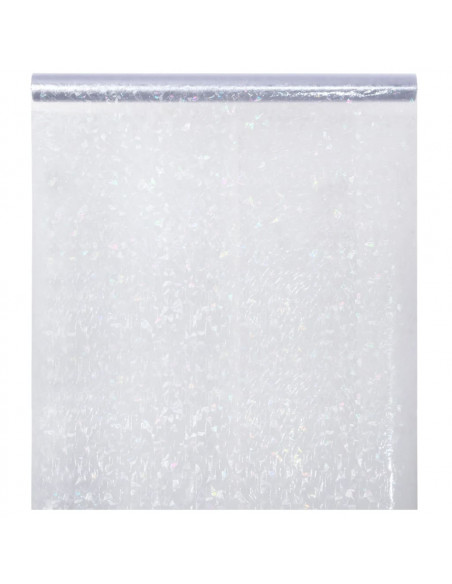 Pellicola Finestra Smerigliata Motivo Arcobaleno 3D 90x2000 PVC