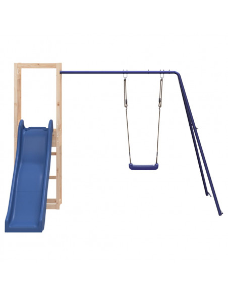 Set da Gioco da Esterno in Legno Massello di Pino