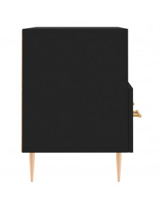 Mobile Porta TV Nero 80x36x50 cm in Legno Multistrato 2