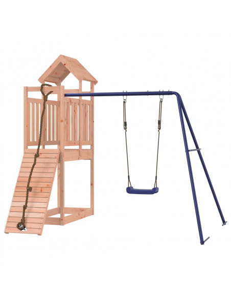 Set da Gioco da Esterno in Legno Massello di Douglas
