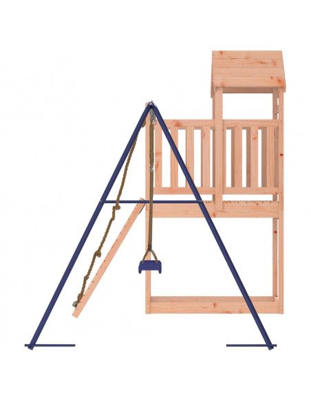 Set da Gioco da Esterno in Legno Massello di Douglas