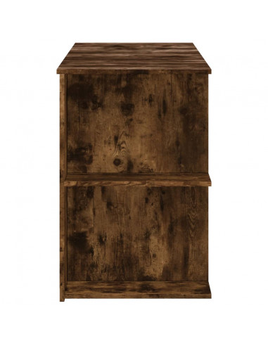 Scrivania Rovere Fumo 140x50x75 cm in Legno Multistrato