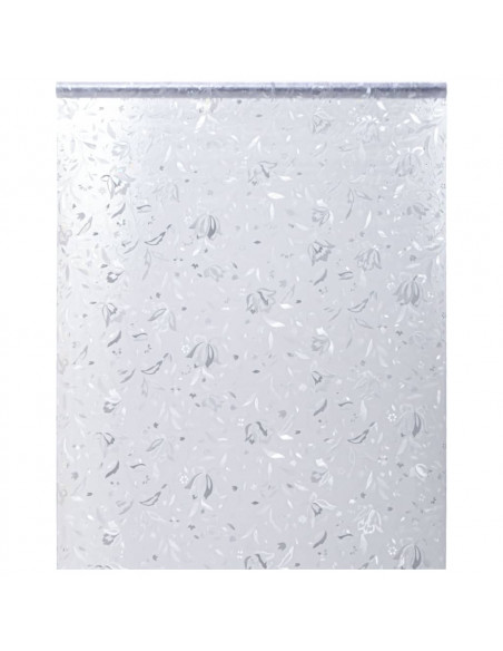 Pellicole per Finestre Smerigliate 2pz Motivo Fiori in PVC