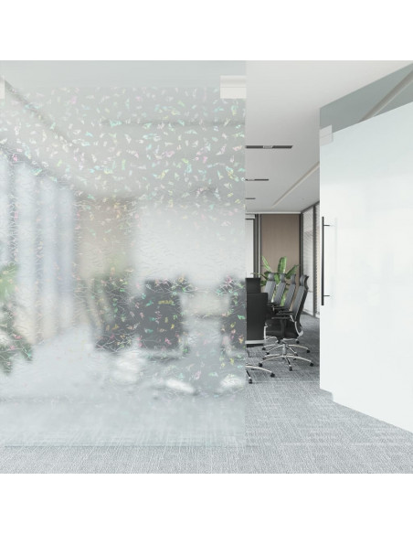 Pellicole per Finestre Smerigliate 5pz Motivo Arcobaleno in PVC