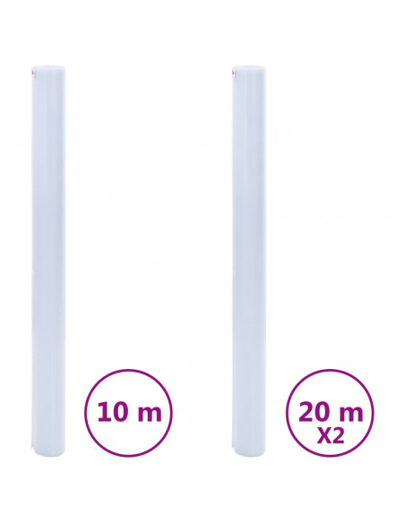 Pellicole Statiche Smerigliate Grigie Trasparenti 3pz in PVC