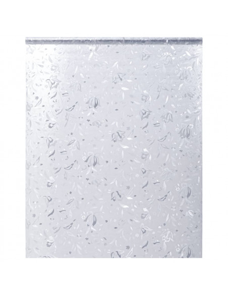 Pellicole per Finestre Smerigliate 4pz Motivo Fiori in PVC