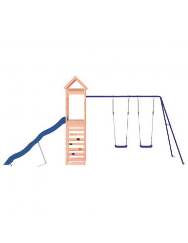 Set da Gioco da Esterno in Legno Massello di Douglas